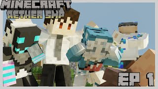 Playing modded Minecraft with friends | Aether SMP Ep.1