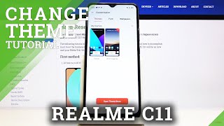 How to Restore Default Theme in REALME C11 - Find Theme Settings