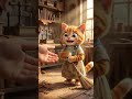 Poor Kitten Works Hard for a Dream Scooter! 🥺🛴 #3danimation #lumikidstv #pixarstyle #youtubeshorts