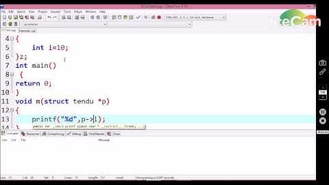 #44 call by reference method in struct In C