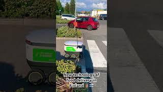 New technology of Food delivery in #finland  🇫🇮