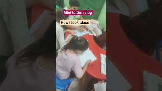 tuition vlog #foryou #hardworkworks #craft #tuitionteacher #tuitionvlog #tuition
