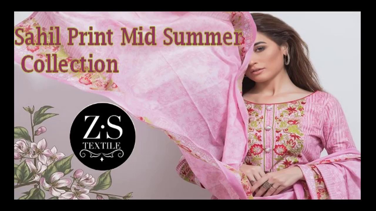 Latest Sahil Print Mid Summer by ZS Textiles Collection | Fashion World