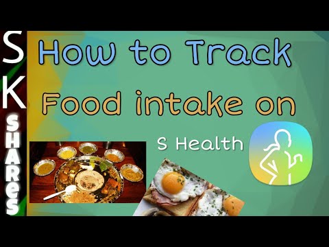 How to record or track Food intake on Samsung Health