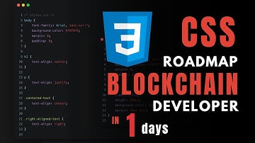 1-Day CSS Roadmap For Blockchain Developer | CSS (Cascading Style Sheets) Course RoadMap