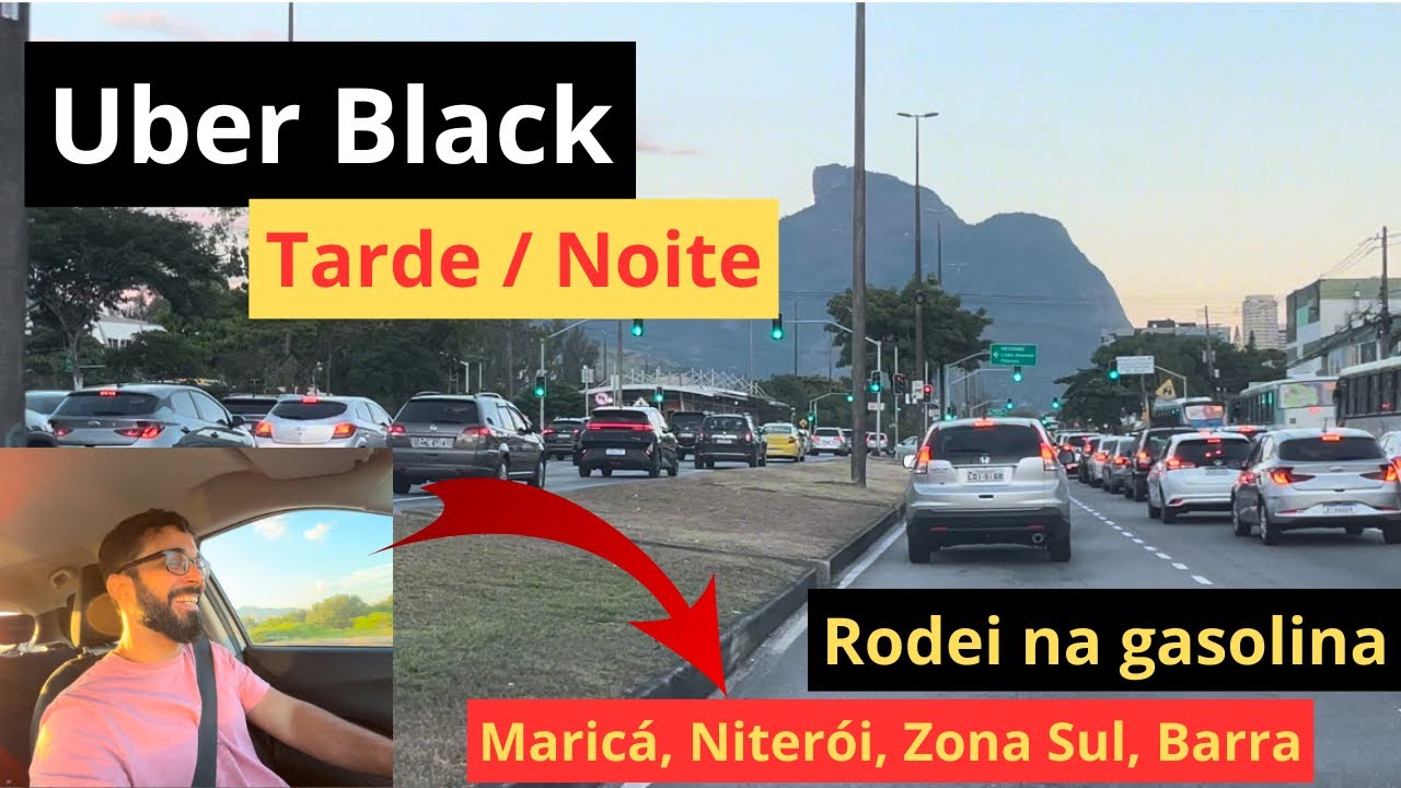 Uber Black - Tarde/Noite - Rio de Janeiro - Gasolina - 9h de trabalho ...