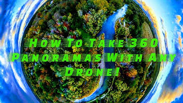 How To Take 360 Panorama Photos with any drone (LIKE THE NEW DJI SPARK PANO SPHERE FEATURE!)