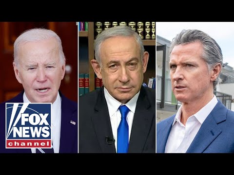 Netanyahu fires back at Biden, Newsom