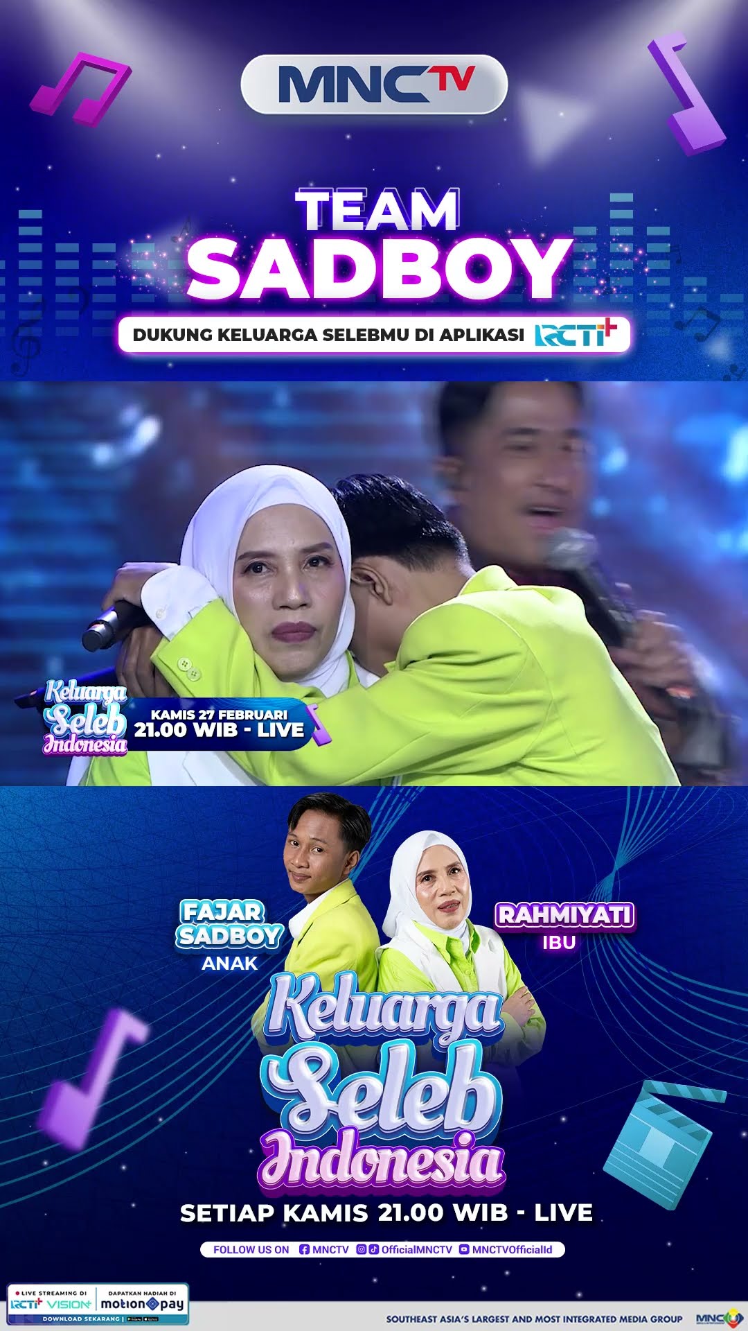 TOP 5 KELUARGA SELEB INDONESIA, CINTA FAJAR SADBOY BAKAL BERTEPUK SEBELAH TANGAN GAK YA
