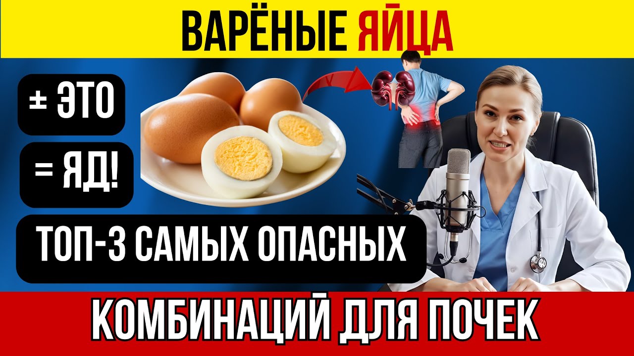 Варёные яйца + это = ЯД! ТОП-3 опасных сочетания