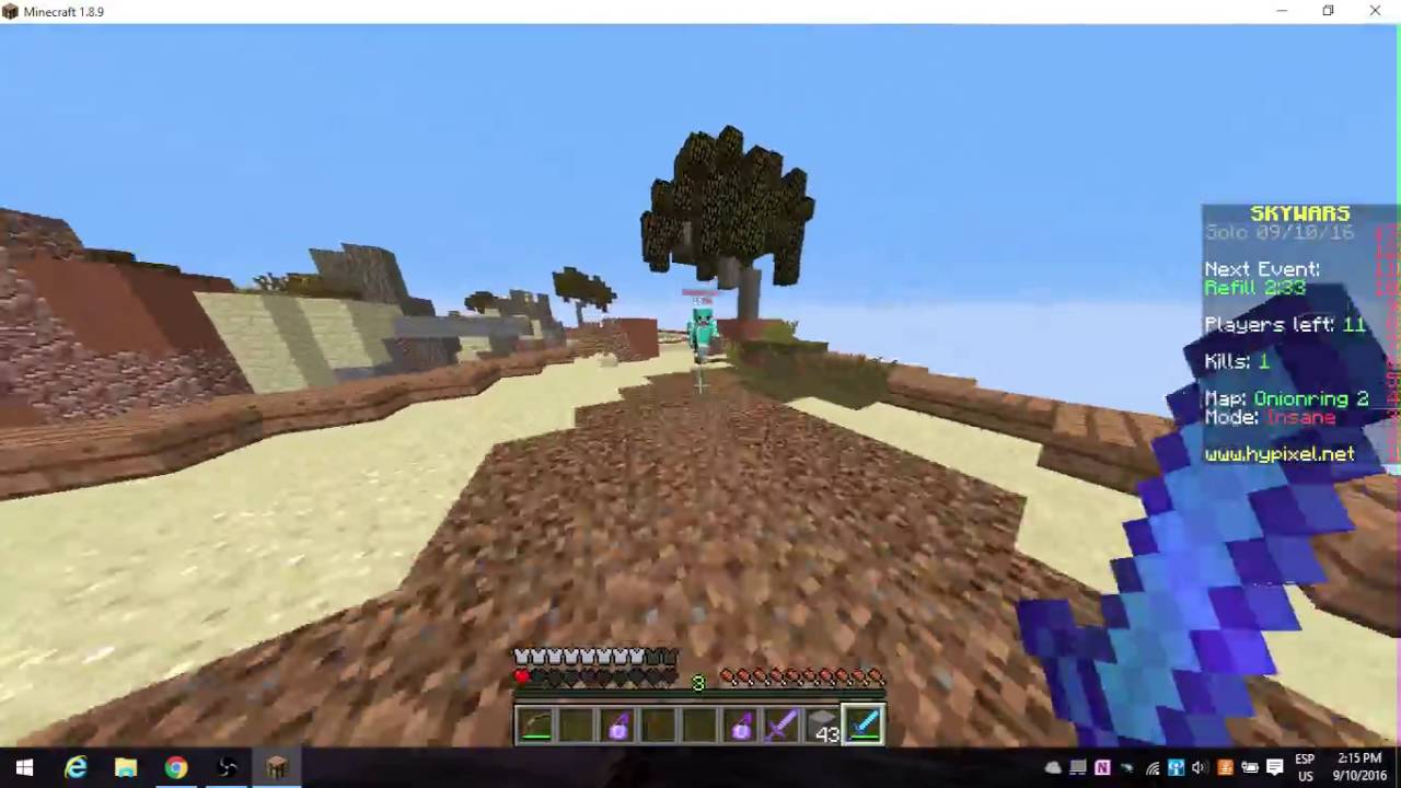 BobKhaan Uses Reach On Hypixel Skywars