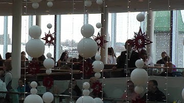 View inside the top floor restaurant in Peter Jones department store on the Kings Road, Chelsea, London U K; 17th December 2011 2