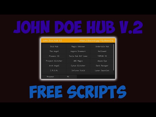 ✓ROBLOX SCRIPT SHOWCASE: JOHN DOE RARE SCRIPT LEAKED! (Working)