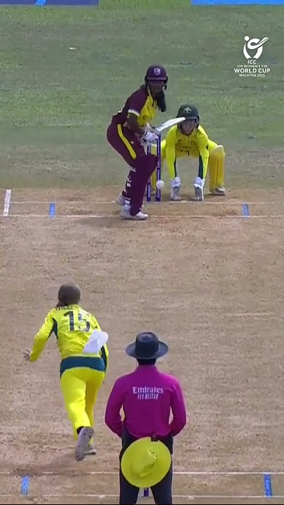 Tegan Williamson's turning ripper outfoxes Amrita Ramtahal 😯#U19WorldCup #AUSvWI #cricket