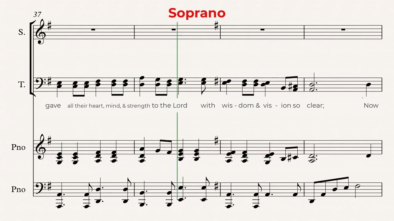 Faith In Every Footstep - SATB with parts