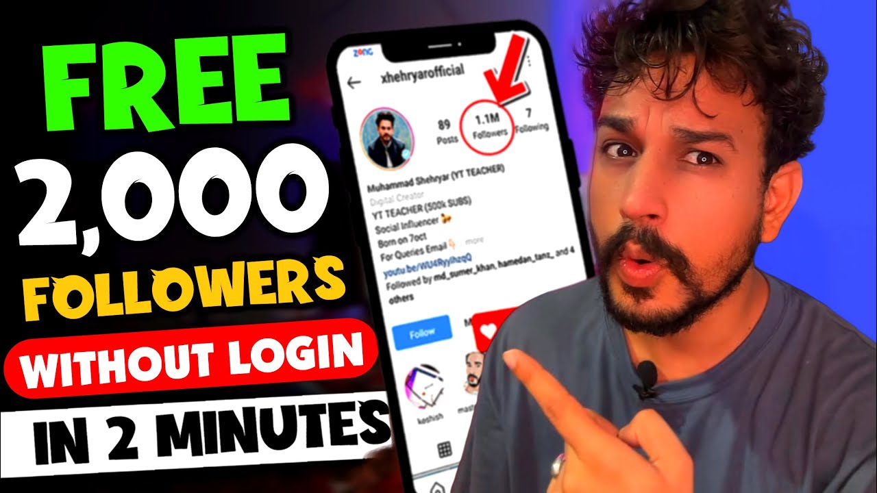 100% FREE HOW TO INCREASE FREE INSTAGRAM FOLLOWERS IN 2025 - HOW TO GET ...