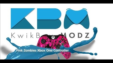 Pink Zombies Custom Xbox One Controller - KwikBoy Modz