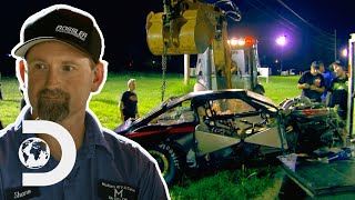 Monster Crash Destroys Car And Forces Driver To Retire! I Street Outlaws