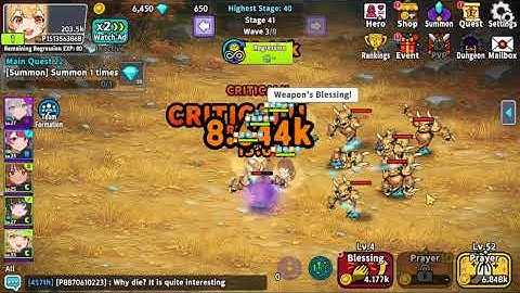 Knight Maidens: Idle RPG Gameplay Android / iOS