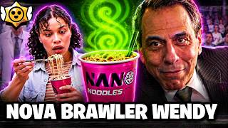 LORE DA NOVA BRAWLER WENDY E O PLANO DE CONTROLE DE MENTES DA NANOSTARR! Brawl Stars!