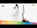 दिवाली स्पेशल: बच्चों के लिए आसान ड्राइंग वीडियो श्री राम | Shri Ram Easy Drawing Video for Kids
