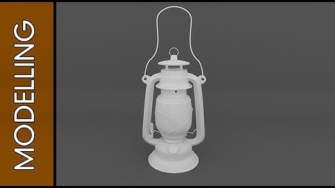 3D Studio Max Speed modeling - Lantern