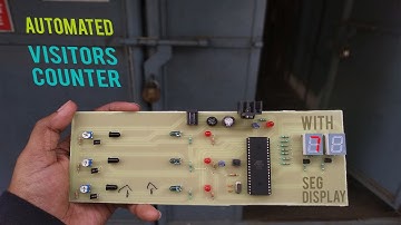 How to make Automatic Visitor Counter System using 7 Segment Display
