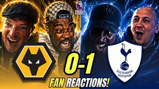 Spurs Fans Relieved Reactions To Wolves 0-1 Spurs Premier League Fan Reactions