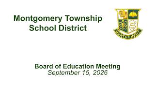 Information Board of Education Meeting 9-15-26 News
