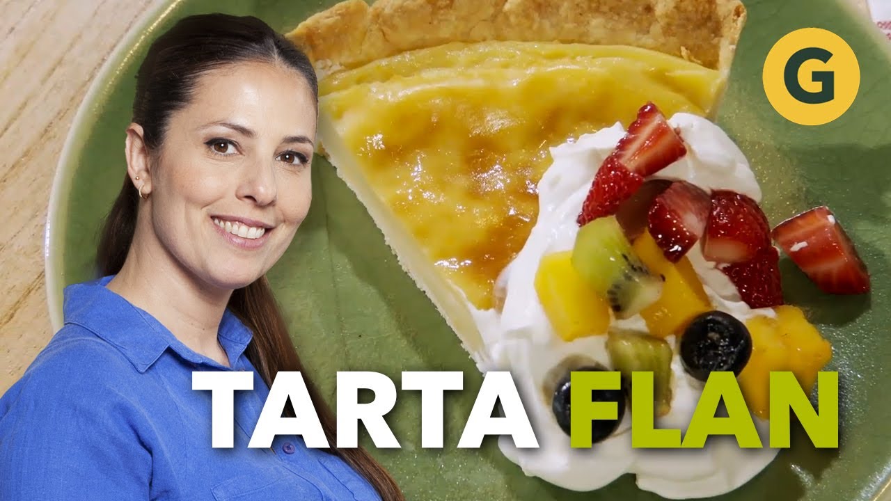Una INNOVACIÓN: EL FLAN 🥚 pero en forma de TARTA | El Gourmet