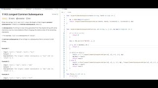 LeetCode: 1143. Longest Common Subsequence(Golang)