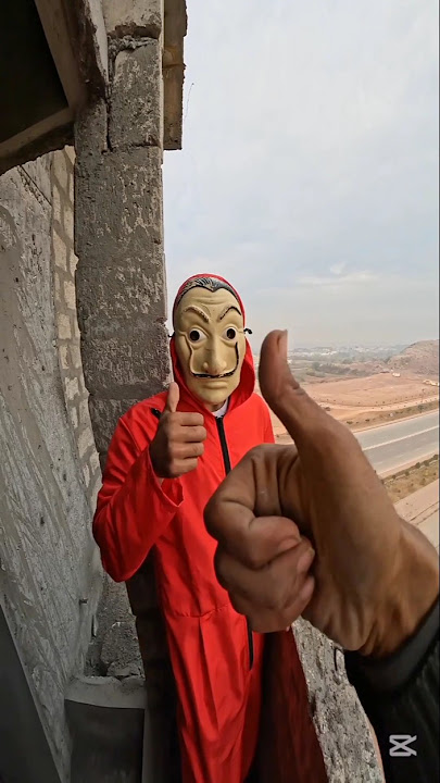 Money-Heist😰😱😨Parkour rooftop most viral video #interest #parkour #1million#foryou #rooftop🤗😇😍#video