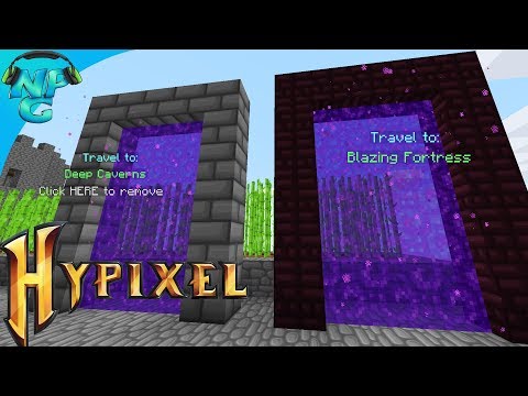 Hypixel Skyblock - Thinking With Portals! Building a Portal Network on our Private Island!