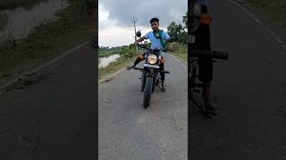 Royal Enfield Hunter 350 Rebel Black Ready To Race #shorts #shortvideo #share
