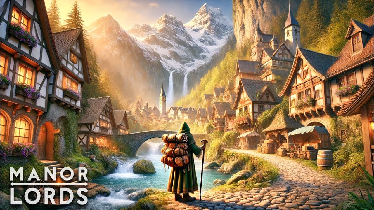 MANOR LORDS Relaxing Longplay: Building a MOUNTAIN PARADISE... | Stress ...