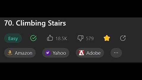 [Leetcode Blind 75] 70.  Climbing Stairs (Python 中文詳解)