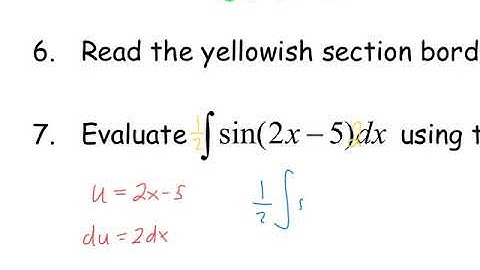 PS 6.2 Video Key - AP Calculus AB