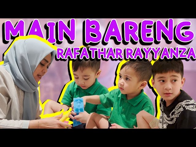 MAMA RIETA NEMENIN RAFATHAR DAN RAYYANZA MAIN!! @RansEntertainment class=