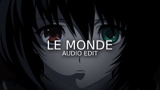 LE MONDE - RICHARD CARTER [AUDIO EDIT]