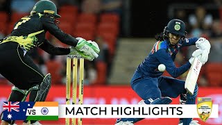 Recalled Rodrigues shines before rain ruins match | First T20I | Australia v India 2021