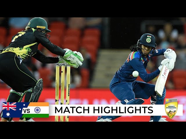 Recalled Rodrigues shines before rain ruins match | First T20I | Australia v India 2021 class=