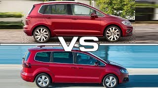 2018 Volkswagen Golf Sportsvan vs 2017 Seat Alhambra