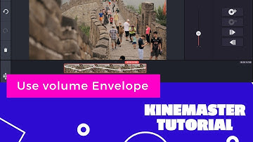 Volume envelope | kinemaster tutorial sinhala | adjust volume levels of clips | modify audio clips