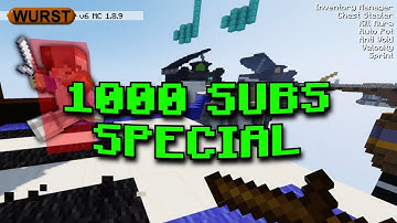 1000 SUBS SPECIAL | Cheating on Hypixel with Rise