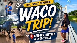 Waco day trip from Dallas/ Waco Mammoth National Monument/ suspension bridge waco / things to do