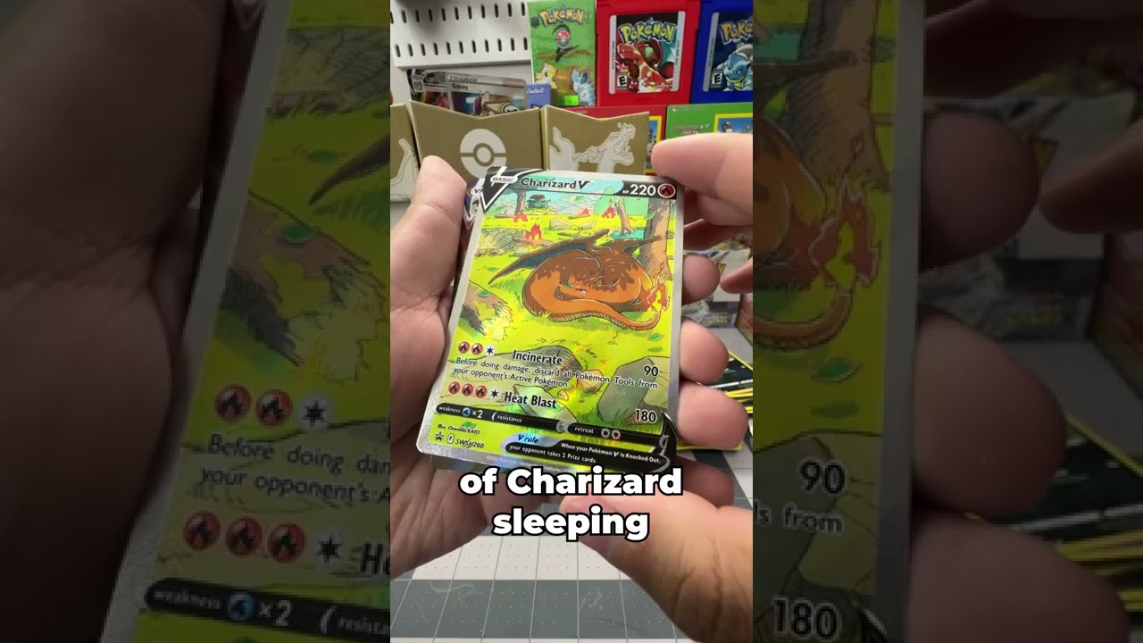 sleeping charizard pokemon card What's Inside The NEW Ultra Premium Collection Cards? Cards can show a variety of moderate imperfections along with creasing Pokemon card | charizard sleeping