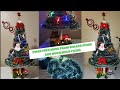DIY CHRISTMAS TREE(MINI) MADE FROM DOLLAR TREE STORE &amp;HOUSEHOLD ITEMS