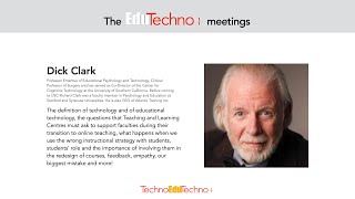 Dick Clark: What HigherEd and Teaching and Learning Centres should focus on in the time of pandemic