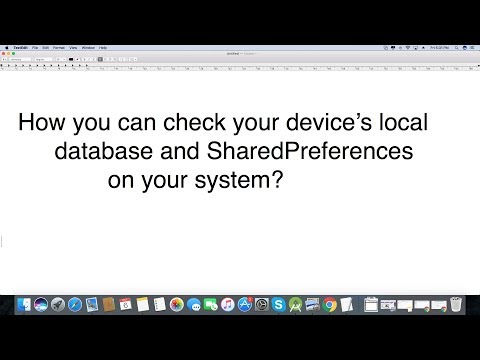 How to check local database data of an android device?