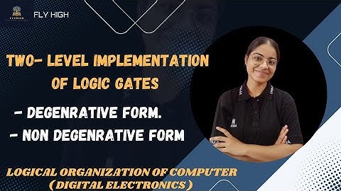 Two level Implementation of logic gates | Types of 2-level implementation| Digital electronics|